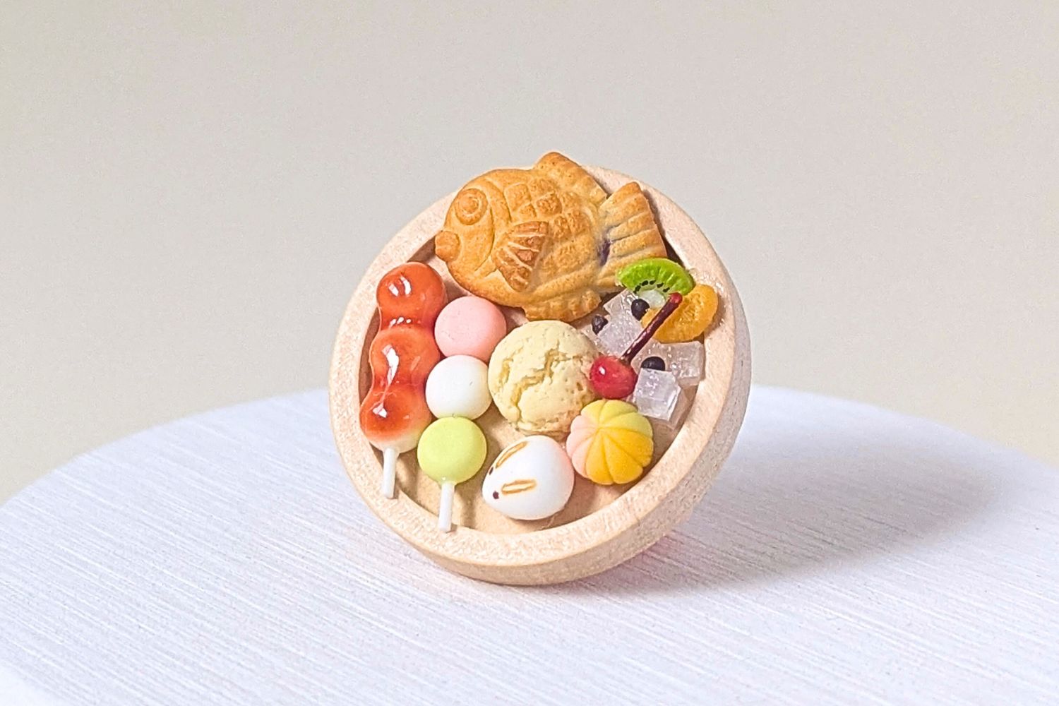 【ブローチ】和菓子づくし